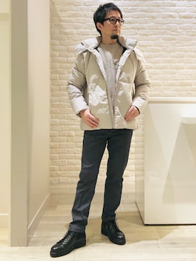 「アイテム（ブルゾン）」を使った、片山さん（メンズ・165cm・40代）の秋コーディネート