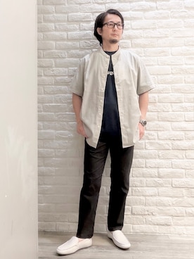 片山さん(メンズ・165cm)の夏コーディネート