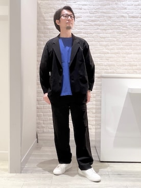 「ABAHOUSE GRAY（アバハウスグレイ）のアイテム」を使った、片山さん（メンズ・165cm）の夏コーディネート