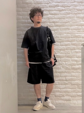 「ABAHOUSE GRAY（アバハウスグレイ）のアイテム」を使った、片山さん（メンズ・165cm）の夏コーディネート