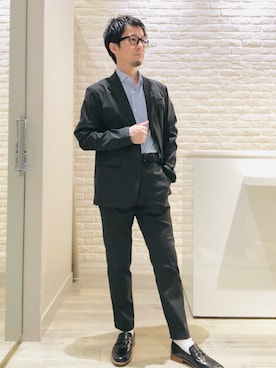「アイテム（シャツ/ブラウス）」を使った、片山さん（メンズ・165cm・40代）の夏コーディネート