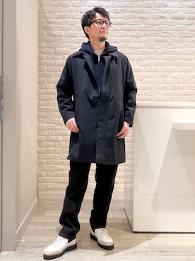 「ABAHOUSE GRAY（アバハウスグレイ）のアイテム」を使った、片山さん（メンズ・165cm）の冬コーディネート