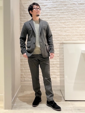 片山さん(メンズ・165cm)の冬コーディネート