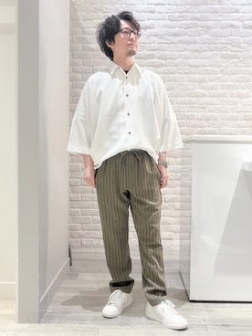「ドルマン」｜片山さん（メンズ・165cm）の夏コーディネート