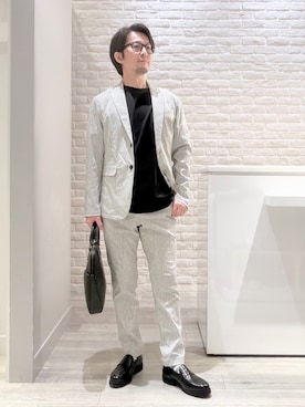 片山さん(メンズ・165cm)の春コーディネート
