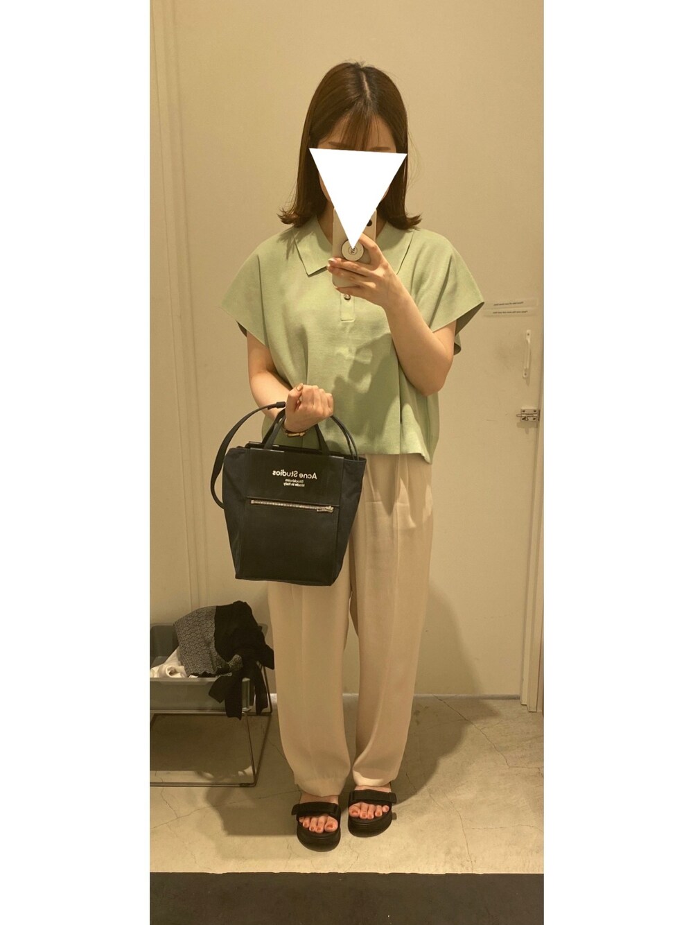6（ロク）の「＜6(ROKU)＞SHIRT KNIT/ニット（ニット/セーター