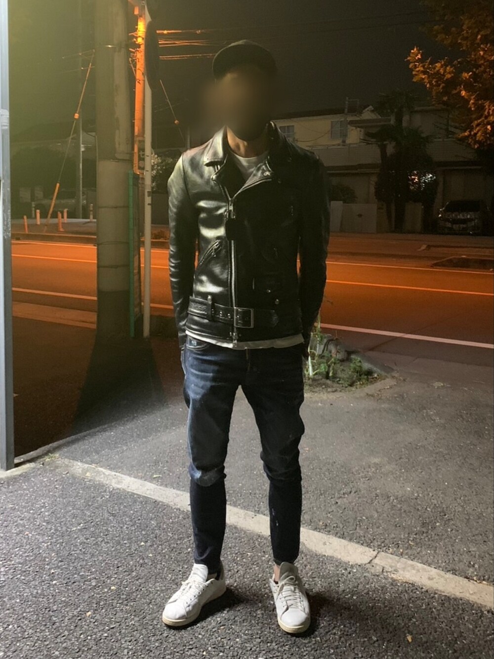 shinzo｜VANSONのライダースジャケットを使ったコーディネート