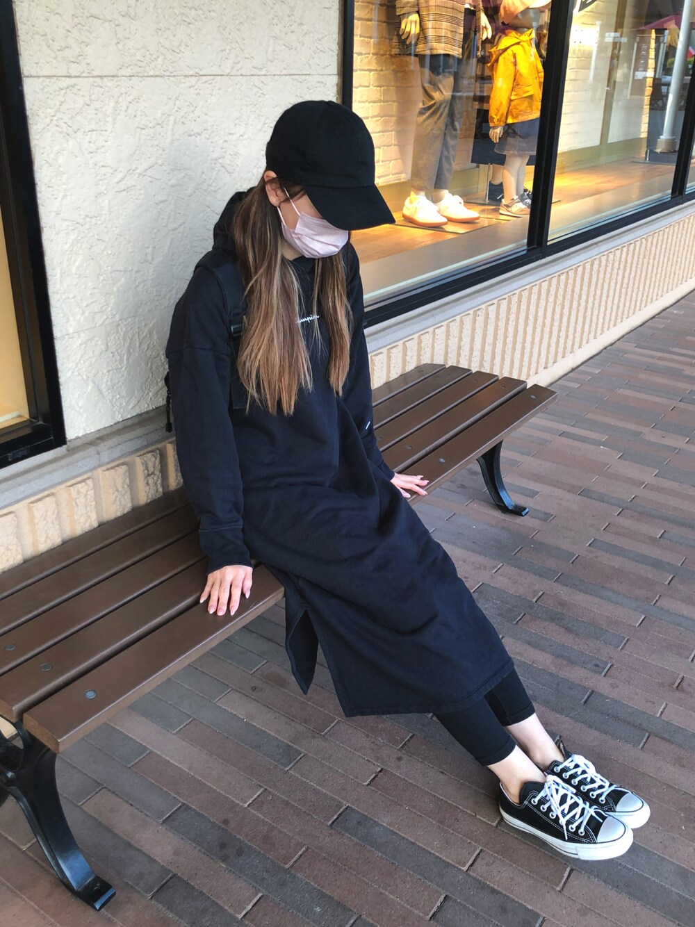 Champion　フード裏毛スウェットワンピース Champion（チャンピオン）の「【Champion/チャンピオン】フード