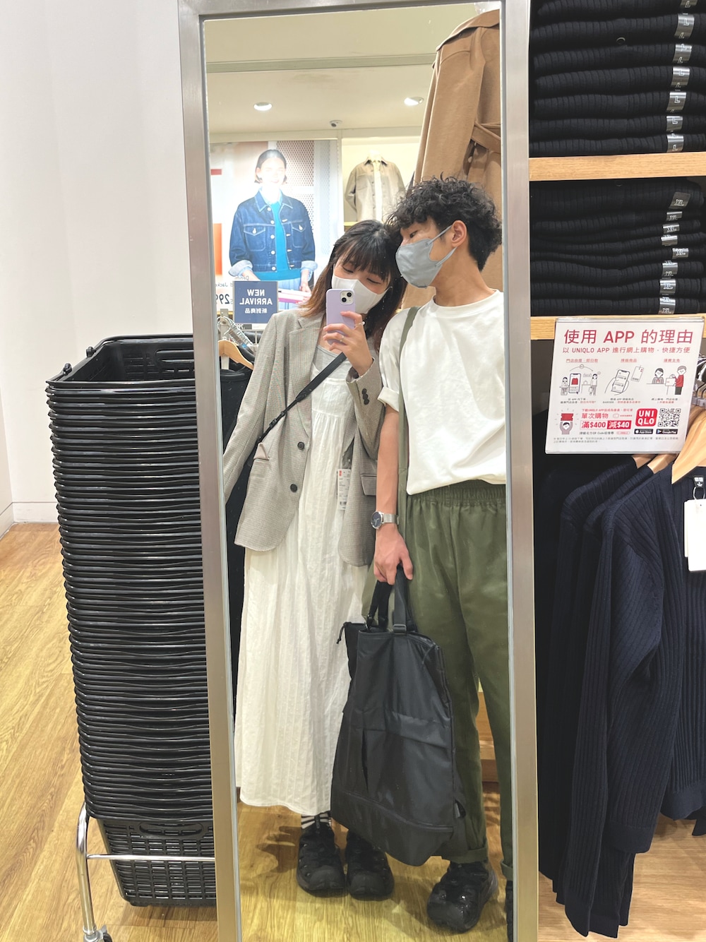 「ootd、couple、休閒、夏」｜「HOKAのHOKA ONEONE HOPARA (BDSD)（スニーカー、ブラック系）」を使った、sad9potatoさん（レディース・163cm）の夏コーディネートの1枚目の写真