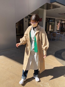 「NICE CLAUP（ナイスクラップ）のアイテム（その他）」を使った、MANAMIさん（レディース・165cm）の春コーディネート