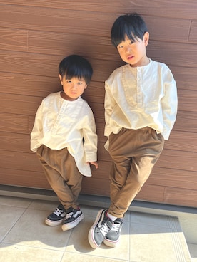 hsmさん（キッズ・110cm）の秋コーディネート