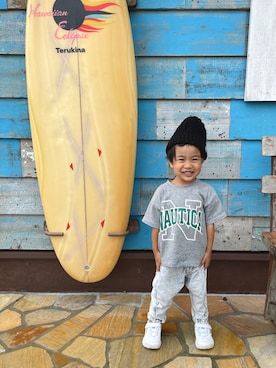 hsmさん（キッズ・90cm）の秋コーディネート