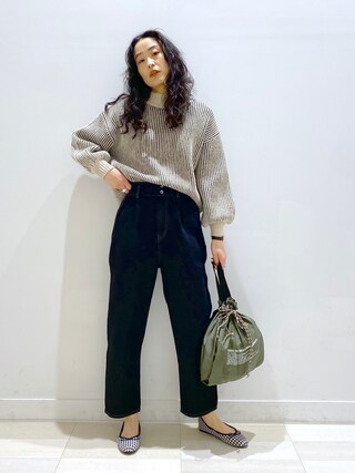 GLOBAL WORK（グローバルワーク）の「ストライプハイショクリブ