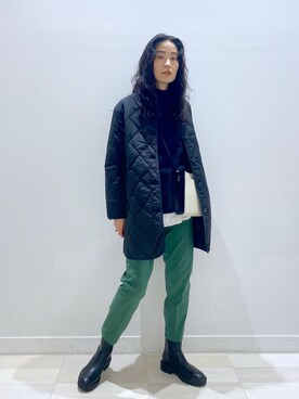 「キルトジャケット」｜「アイテム（その他）」を使った、YUKARIさん（レディース・169cm）の秋コーディネート