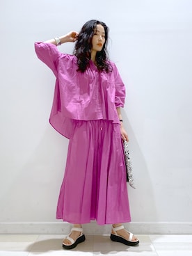 「はじめましてコーデ」｜「アイテム（その他）」を使った、YUKARIさん（レディース・169cm）の春コーディネート