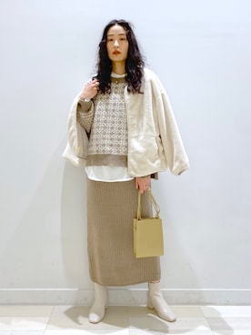 YUKARIさん（レディース・169cm）の冬コーディネート