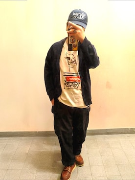 「HUMAN MADE（ヒューマンメード）のアイテム」を使った、ZUMAさん（メンズ・167cm）の春コーディネート