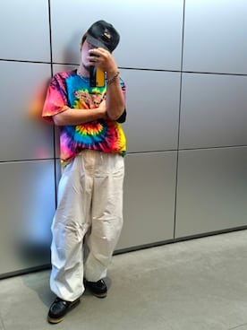 「GILDAN（ギルダン）のアイテム」を使った、ZUMAさん（メンズ・167cm）の春コーディネート