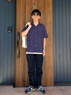 「アイテム（アナログ腕時計）」を使った、めそさん（メンズ・168cm）の秋コーディネート