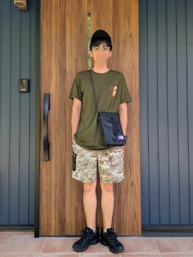 「アイテム（腕時計）」を使った、めそさん（メンズ・168cm）の夏コーディネート