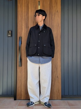 「JINS（ジンズ）のアイテム」を使った、めそさん（メンズ・168cm）の冬コーディネート