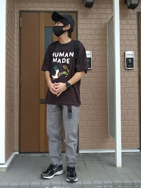 「N.HOOLYWOOD（N.ハリウッド）のアイテム（腕時計）」を使った、めそさん（メンズ・168cm）の夏コーディネート