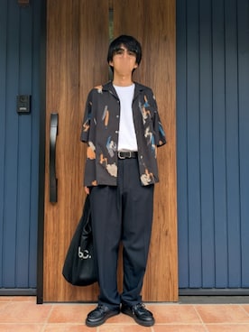 「アイテム（レッグウェア）」を使った、めそさん（メンズ・168cm）の秋コーディネート