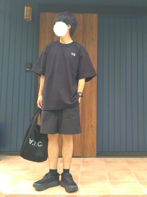 Y-3 M HEAVY COMPACT JERSEY TEE M Tシャツ Y-3（ワイスリー）の「M HEAVY COMPACT JERSEY SS TEE（Tシャツ