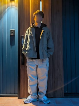 「アイテム（レッグウェア）」を使った、めそさん（メンズ・168cm）の秋コーディネート