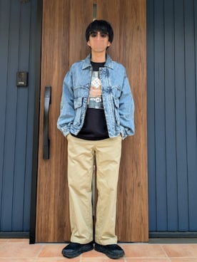 「HOKA（ホカ）のアイテム」を使った、めそさん（メンズ・168cm）の春コーディネート