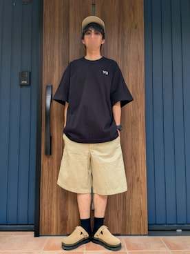 「Dickies（ディッキーズ）のアイテム」を使った、めそさん（メンズ・168cm）の夏コーディネート