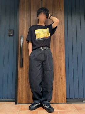 「United Athle（ユナイテッドアスレ）のアイテム」を使った、めそさん（メンズ・168cm）の夏コーディネート
