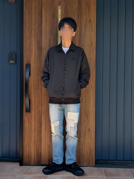 「アイテム（レッグウェア）」を使った、めそさん（メンズ・168cm）の秋コーディネート