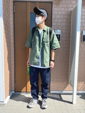 ミリタリーシャツ のメンズ人気ファッションコーディネート Wear