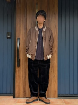 「アイテム（レッグウェア）」を使った、めそさん（メンズ・168cm）の冬コーディネート