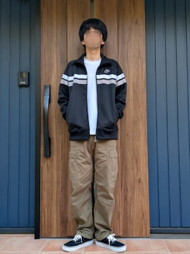 「gym master（ジムマスター）のアイテム」を使った、めそさん（メンズ・168cm）の春コーディネート