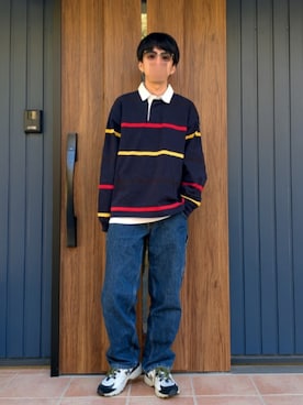 「Levi's（リーバイス）のアイテム」を使った、めそさん（メンズ・168cm）の春コーディネート