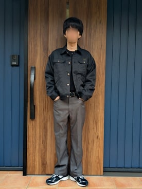 「Wrangler（ラングラー）のアイテム」を使った、めそさん（メンズ・168cm）の冬コーディネート