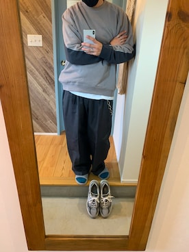 「SUNSEA（サンシー）のアイテム（財布/小物）」を使った、TOMOYAさん（メンズ・183cm）の秋コーディネート