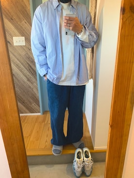 「N.HOOLYWOOD（N.ハリウッド）のアイテム（ソックス/靴下）」を使った、TOMOYAさん（メンズ・183cm）の秋コーディネート