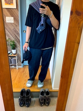 「newbalance2002」｜TOMOYAさん（メンズ・183cm）の夏コーディネート