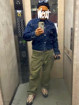 「UNKNOWN.（アンノウン）のアイテム」を使った、エレベーター兄貴さん（メンズ・165cm）の春コーディネート