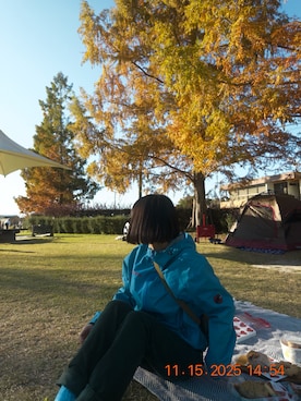 「Mammut（マムート）のアイテム」を使った、OSUSHIさん（レディース・158cm）の秋コーディネート