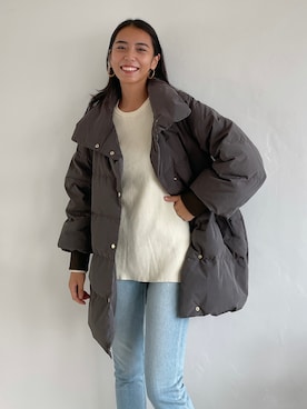 「Vicente（ヴィセンテ）のアイテム」を使った、Vicente👖さん（レディース・160cm）の冬コーディネート