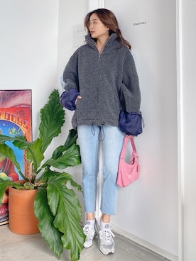 「PRADA（プラダ）のアイテム」を使った、Vicente👖さん（レディース・162cm）の冬コーディネート