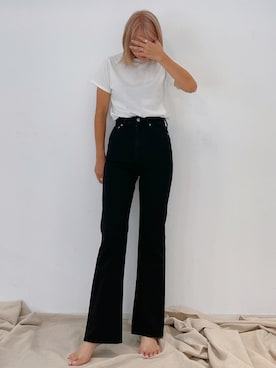 「Vicente（ヴィセンテ）のアイテム」を使った、Vicente👖さん（レディース・158cm）の夏コーディネート