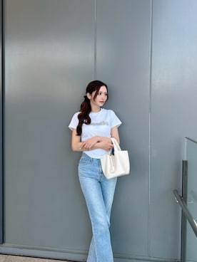「Vicente（ヴィセンテ）のアイテム」を使った、Vicente👖さん（レディース・159cm）の夏コーディネート