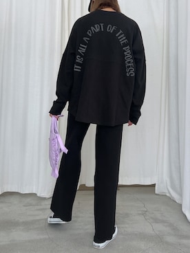 「Vicente（ヴィセンテ）のアイテム（Tシャツ/カットソー）」を使った、Vicente👖さん（レディース・160cm）の秋コーディネート