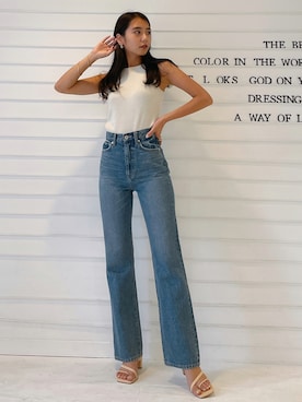 「Vicente（ヴィセンテ）のアイテム」を使った、Vicente👖さん（レディース・165cm）の夏コーディネート