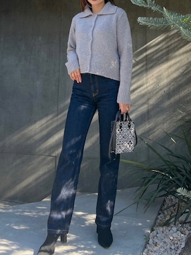 「Vicente（ヴィセンテ）のアイテム（ニット/セーター）」を使った、Vicente👖さん（レディース・160cm）の冬コーディネート
